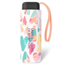 Parasol kieszonkowy Benetton Ultra Mini 59044 Aquarell hearts multicolor
