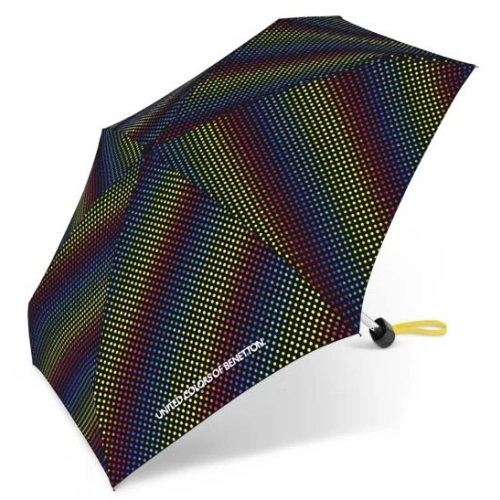 Parasol kieszonkowy Benetton Ultra Mini Flat 59065 dancing dots