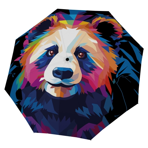 Parasol DOPPLER Fiber modern.ART automatyczny wiatroodporny kolorowa panda