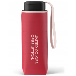 Parasol kieszonkowy ciemno różowy Benetton Ultra Mini 56487