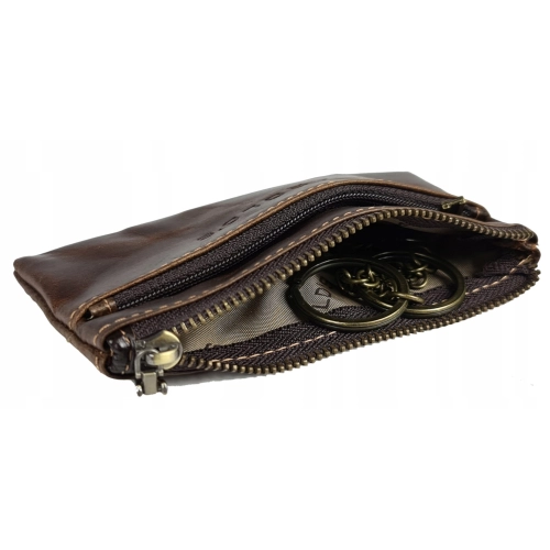 Brązowe etui na klucze skórzane Bag Street 5527 brown