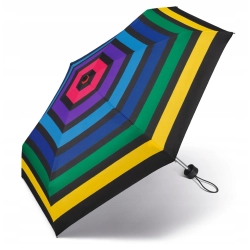 Mała parasolka Happy Rain Ultra mini 43382 kolorowe paski wzór 1