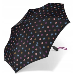 Parasolka automatyczna lekka wiatroodporna ESPRIT Easymatic E-dots black