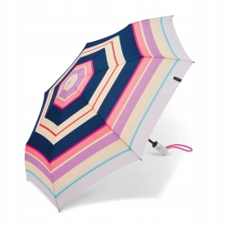 Parasolka lekka w paski ESPRIT Easymatic light Kickstripe Orchid 58675