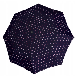 Parasol wiatroodporny DOPPLER Fiber Magic automat birds granatowy ptaszki
