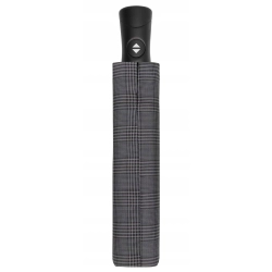 Parasol wiatroodporny DOPPLER Fiber Magic Superstrong automat szary w kratę