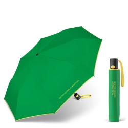 Parasolka półautomatyczna BENETTON Mini AC wiatroodporna zielona