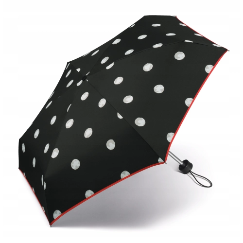 Mała parasolka HAPPY RAIN Ultra mini black&whi