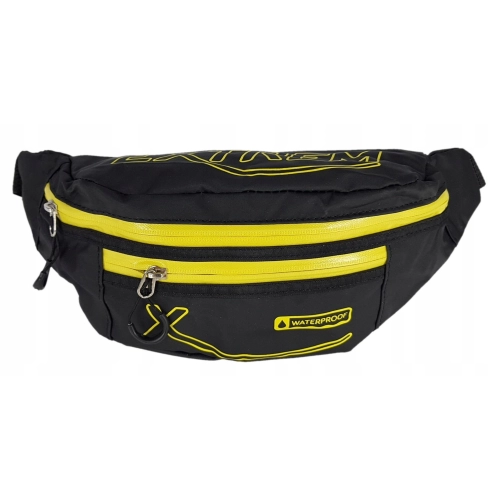 Saszetka nerka wodoodporna BAG STREET 2473 żółta