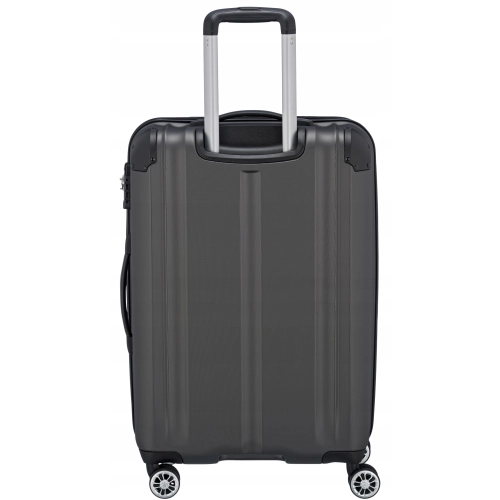 Średnia mocna lekka walizka TRAVELITE CITY 78-86L antracyt