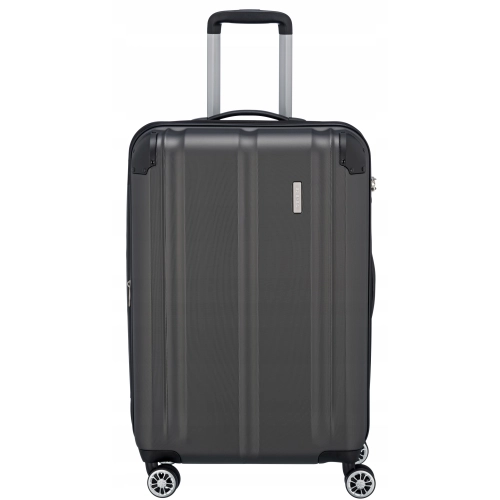 Średnia mocna lekka walizka TRAVELITE CITY 78-86L antracyt