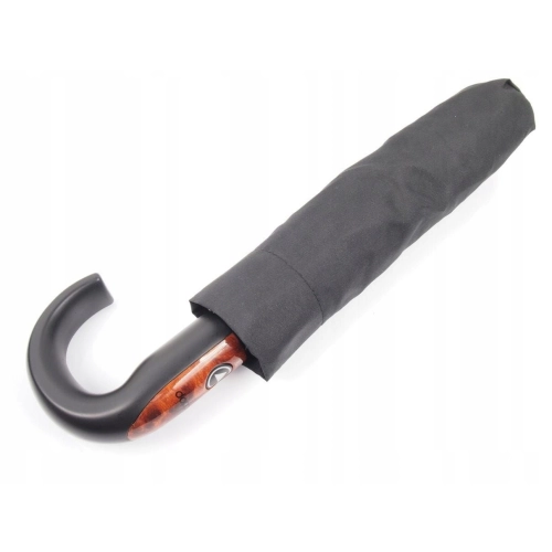 Parasol męski DOPPLER Fiber Big AC wiatroodporny czarny