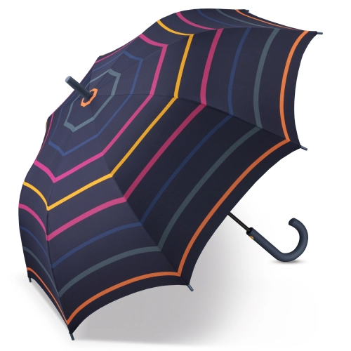 Parasol długi ESPRIT Long AC Confetti Stripes