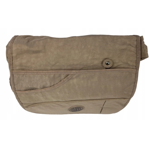 Superlekka torebka z klapą BAG STREET 2222 ciemno beżowa