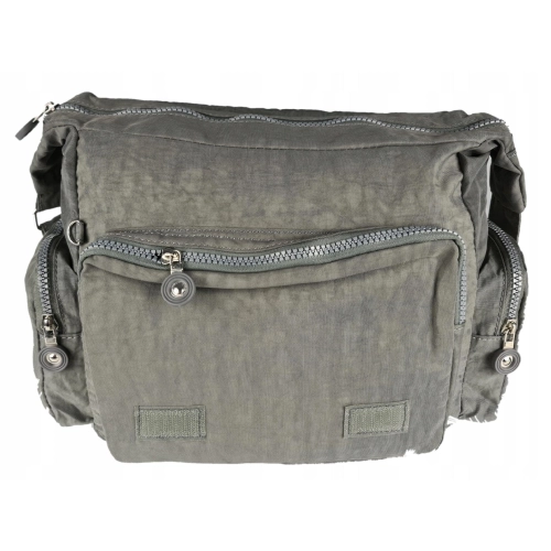 Superlekka torebka z klapą BAG STREET 2222 szara