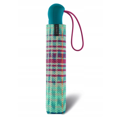 Parasolka lekka w kratę ESPRIT Easymatic light Ocean Depths 58638
