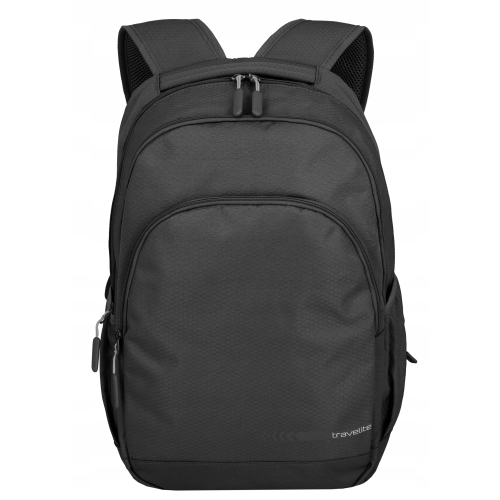 Mocny lekki plecak na podróż do pracy laptop Travelite KickOff 22L czarny