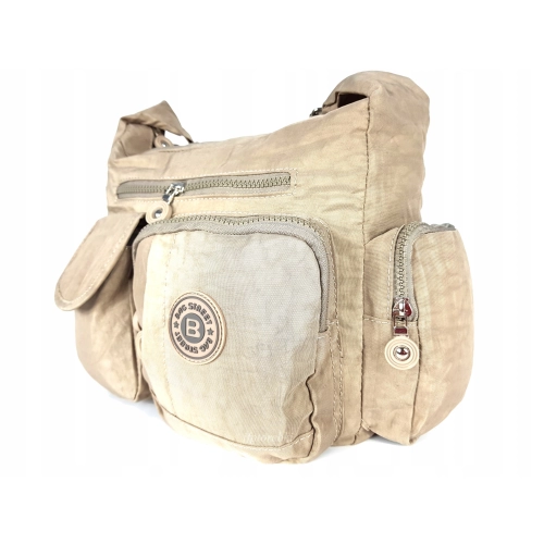 Superlekka torebka miejska BAG STREET 2219 jasna beżowa
