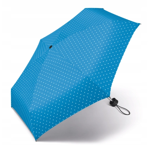 Mała parasolka Happy rain Ultra mini Dots niebiesk
