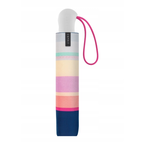 Parasolka lekka w paski ESPRIT Easymatic light Kickstripe Orchid 58675