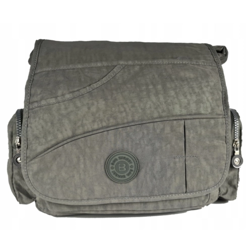 Superlekka torebka z klapą BAG STREET 2222 szara