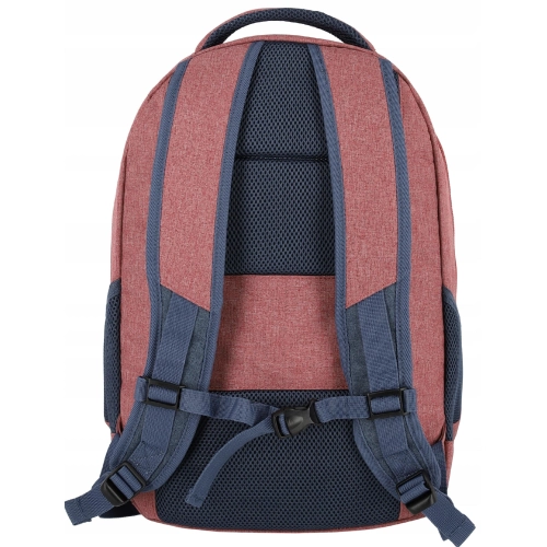 Lekki solidny plecak miejski Travelite BASICS 22L czerwony melanż