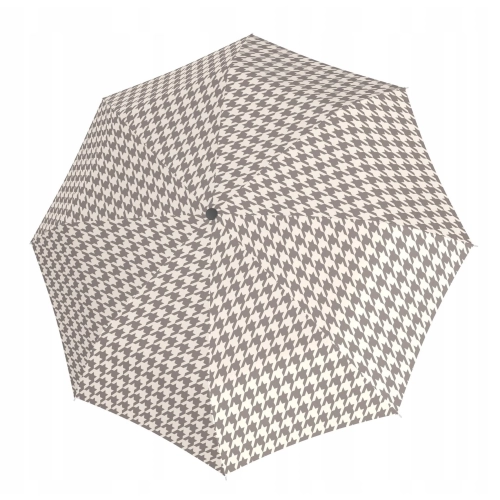 Parasol wiatroodporny DOPPLER Fiber Magic automat pepitka beżowa