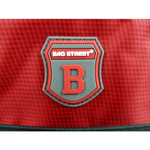 Plecak BAG STREET szkolny turystyczny do pracy na laptopa 4065 czerwony