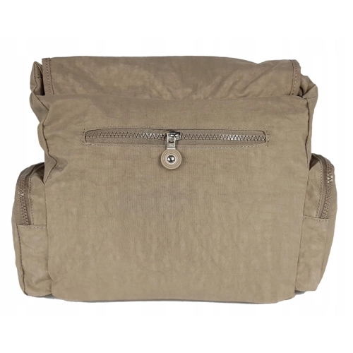 Superlekka torebka z klapą BAG STREET 2222 ciemno beżowa