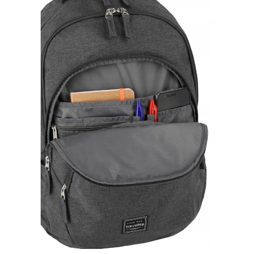 Lekki solidny plecak miejski Travelite BASICS 22L antracyt