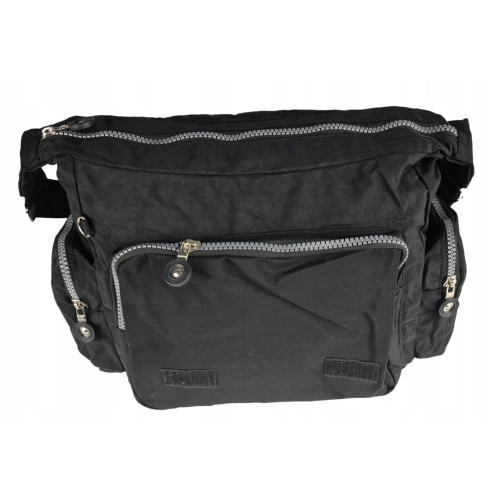 Superlekka torebka z klapą BAG STREET 2222 czarna