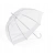 Parasol długi Happy rain Long transparentny biały